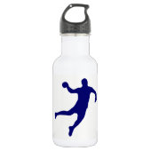Handball Silhouette Waterfles (Voorkant)