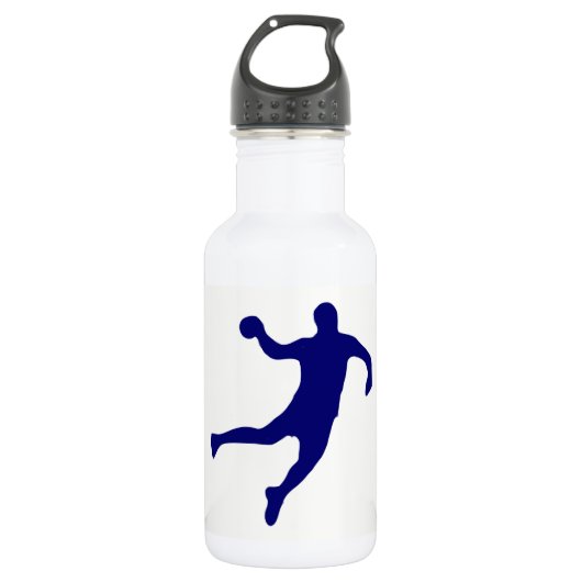 Handball Silhouette Waterfles (Voorkant)
