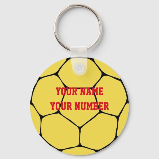 Handball Sleutelhanger Sport ID Label Aangepaste J (Voorkant)