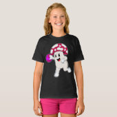 Handball-speler voor paddenstoel t-shirt (Voorkant volledig)