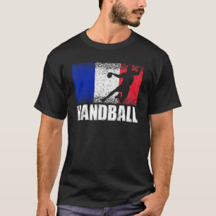 Handball Sport Frankrijk vlag Franse handbalspeler T-shirt