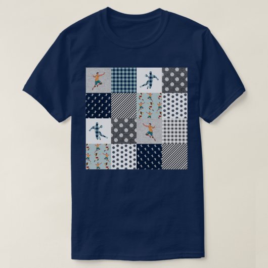 Handball Sport Pset Pattern T-shirt (Design voorkant)