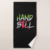 Handball Sprungwurf Badhanddoek (Badhanddoek)
