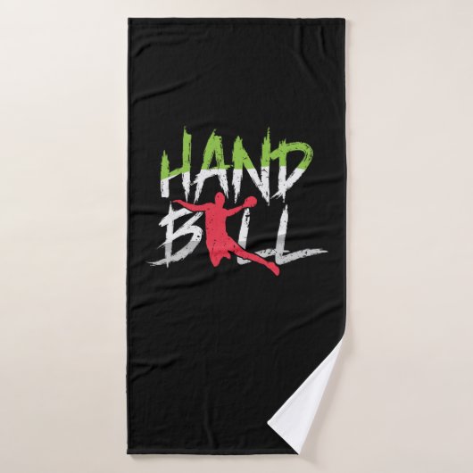 Handball Sprungwurf Badhanddoek (Badhanddoek)