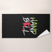Handball Sprungwurf Badhanddoek (Badhanddoek)