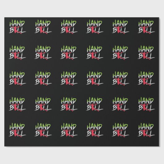 Handball Sprungwurf Cadeaupapier (Vlak)