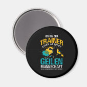 Handball Trainer Throing Team Sportgoal Gift Magneet (Voorkant / Achterkant)