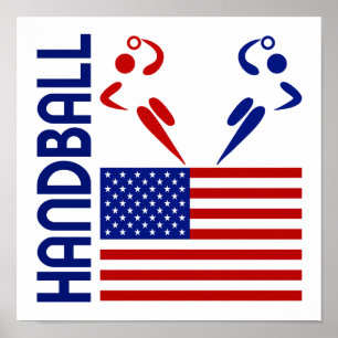 Handball Verenigde Staten Poster