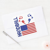 Handball Verenigde Staten Vierkante Sticker (Envelop)