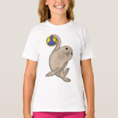 Handball voor zegelhandbal t-shirt (Voorkant)