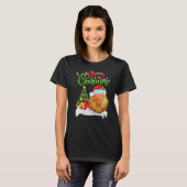Handball Xmas Decorations Santa Handball Christma T-shirt (Voorkant volledig)
