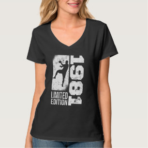 Handballers Handbal spel 1981 Verjaardag Handbal T-shirt
