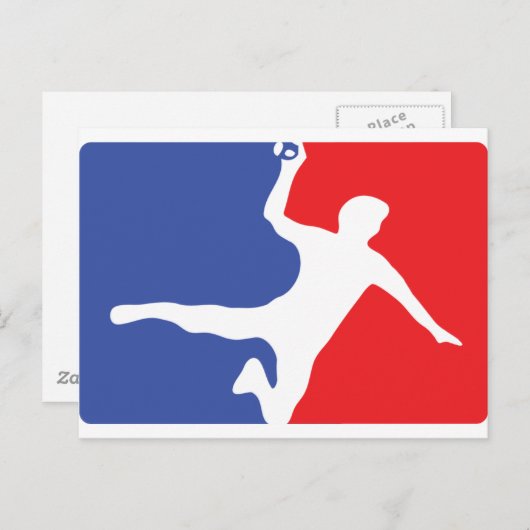 Handballespictogram Briefkaart (Voorkant / Achterkant)