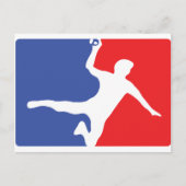 Handballespictogram Briefkaart (Voorkant)