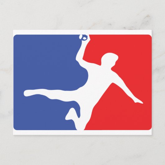 Handballespictogram Briefkaart (Voorkant)