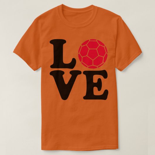 Handballliefde 8 t-shirt (Design voorkant)