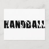 handballtekst briefkaart (Voorkant)