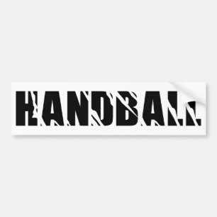 handballtekst bumpersticker