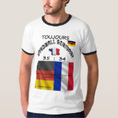 Handbalspel Duitsland vs Frankrijk Handballspiel L T-shirt (Voorkant)