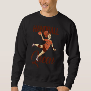 Handbalspeler Handbal Bal Koningin Outfit Handbal Trui