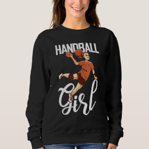Handbalspeler Handbal Bal Outfit Handbal Meisje Trui