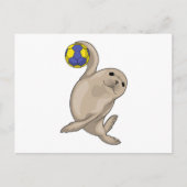 Handbalspeler Handbal Briefkaart (Voorkant)