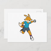 Handbalspeler Handbal Briefkaart (Voorkant / Achterkant)