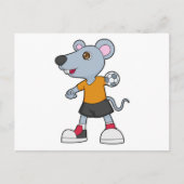 Handbalspeler Handbal Muis Briefkaart (Voorkant)