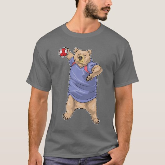 Handbalspeler Handbal T-shirt (Voorkant)
