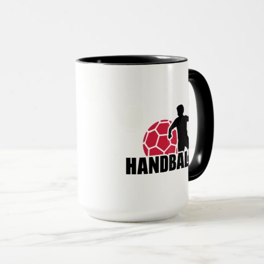 Handbalspeler Mok (Voorkant rechts)