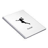 Handbalspeler Notitieboek (Rechterzijde)