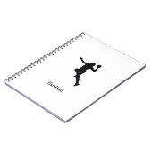 Handbalspeler Notitieboek (Linkerzijde)