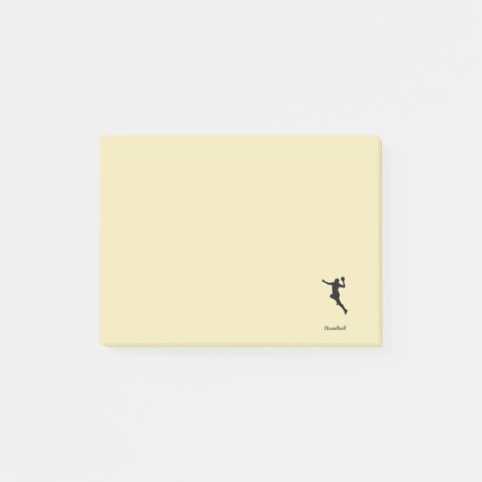 Handbalspeler Post-it® Notes (Voorkant)