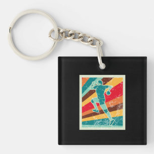 Handbalspeler Retro Sleutelhanger