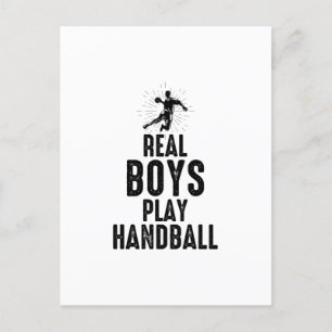 Handbalspeler Sport Team Handballer Funny Gezegde Briefkaart