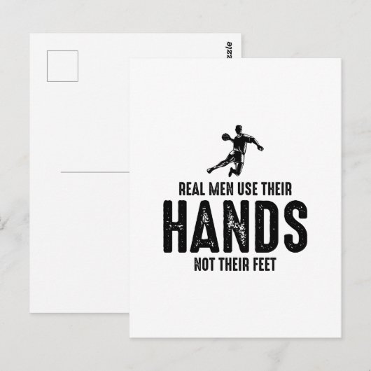 Handbalspeler Sport Team Handballer Funny Gezegde Briefkaart (Voorkant / Achterkant)
