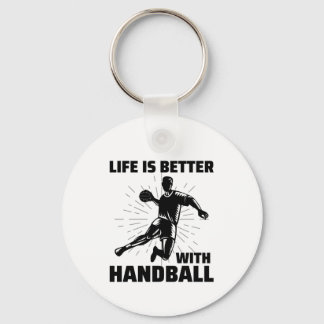 Handbalspeler Sport Team Handballer Funny Gezegde Sleutelhanger