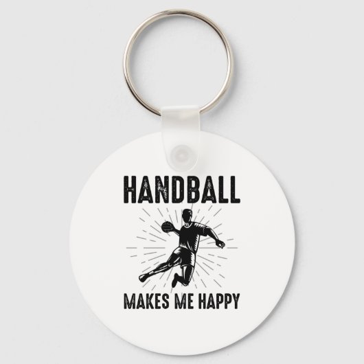Handbalspeler Sport Team Handballer Funny Gezegde Sleutelhanger (Voorkant)