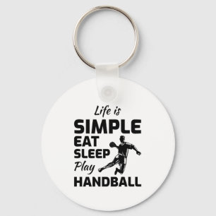 Handbalspeler Sport Team Handballer Funny Gezegde Sleutelhanger