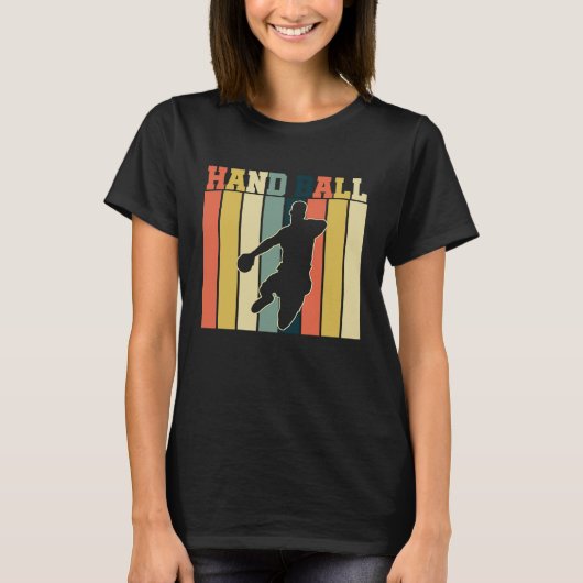 Handbalspeler sportwedstrijd t-shirt (Voorkant)