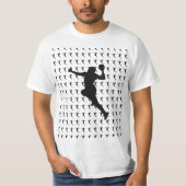 Handbalspeler T-shirt (Voorkant)