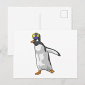 Handbalspeler van de Pinguïns Handbal Briefkaart (Voorkant / Achterkant)