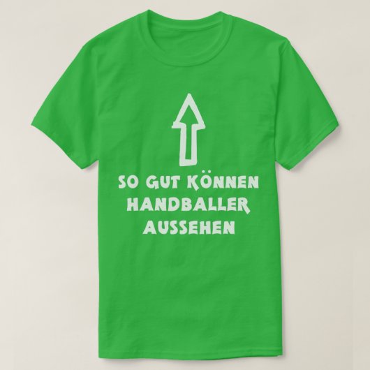 Handbalspelers sportbal sportteam 2 t-shirt (Design voorkant)