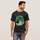 Handbalspelerstijl voor handbalfans t-shirt (Voorkant volledig)
