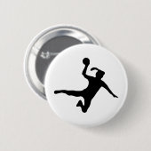 handbalspieler frauenhandball ronde button 5,7 cm (Voorkant /achterkant)