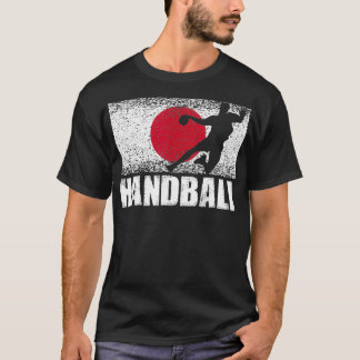 Handbalsport, Japanse vlag, Japans handbalspel T-shirt