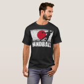 Handbalsport, Japanse vlag, Japans handbalspel T-shirt (Voorkant volledig)