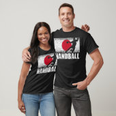 Handbalsport, Japanse vlag, Japans handbalspel T-shirt (Unisex)