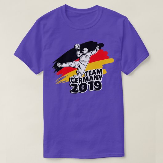 Handbalteam Duitsland 2019 T-shirt (Design voorkant)