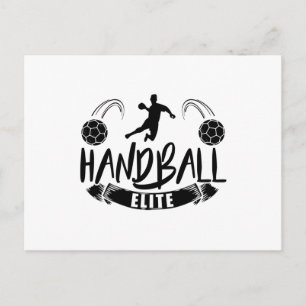 Handbalteam   Handbalspelers Sport Trainer Briefkaart